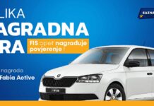 FIS nagradna igra 2021 za automobil