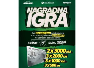 Konzum i Sarajevski kiseljak nagradna igra 2021!