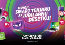 Mercator nagradna igra 2021: Mercator i Moji brendovi za smart tehniku za jubilarnu desetku!