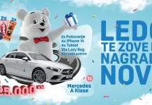 Ledo nagradna igra za automobil Merecedes A klase