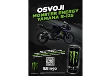 Monster nagradna igra: OSVOJI MONSTER ENERGY YAMAHA R-125
