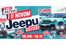 DOBITNICI! KORT nagradna igra za automobil: U KORT požuri i u novom JEEPu odjuri