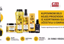 Gliss nagradna igra za 3 Dyson Airstrait pegle za kosu i 50 Gliss poklona