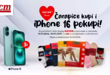 Matan Čarapice kupi i iPhone 16 pokupi!