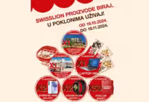 Swisslion nagradna igra uz Eurocrem i Eurovafel: Swisslion proizvode biraj, u poklonima uživaj!