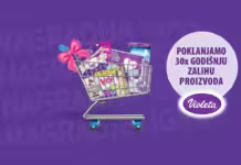 Violeta nagradna igra u dm-u: 30 x godišnja zaliha Violeta proizvoda!