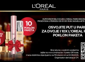 L'ORÉAL nagradna igra u cm za putovanje u Pariz