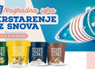 Scoops&Cones sladoled nagradna igra za krstarenje – Tropic u RS
