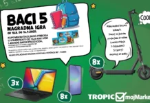 Tropic nagradna igra Baci 5