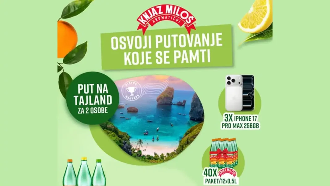 Knjaz Miloš nagradna igra: Osvoji putovanje koje se pamti