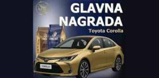 Omcafe nagradna igra za automobil Toyota Corolla