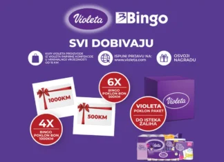 Violeta nagradna igra u Bingo marketima