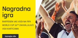 Raiffeisen BANK nagradna igra: Raiffeisen i Visa vas vode na FIFA World cup 2026