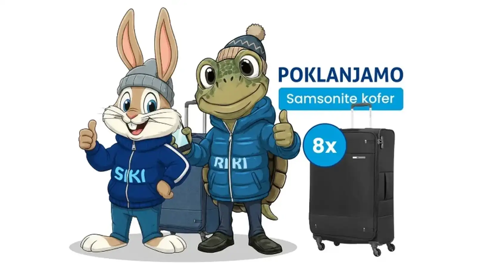 ASA CENTRAL OSIGURANJE nagradna igra: Preuzmi stikere i osvoji kofere