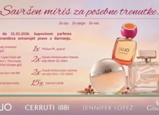 Savršen miris za posebne trenutke! cm nagradna igra: Savršen miris za posebne trenutke!