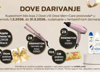 Dove nagradna igra za iPhone 16 i Remington nagrade Dove nagradna igra za iPhone 16 i Remington nagrade