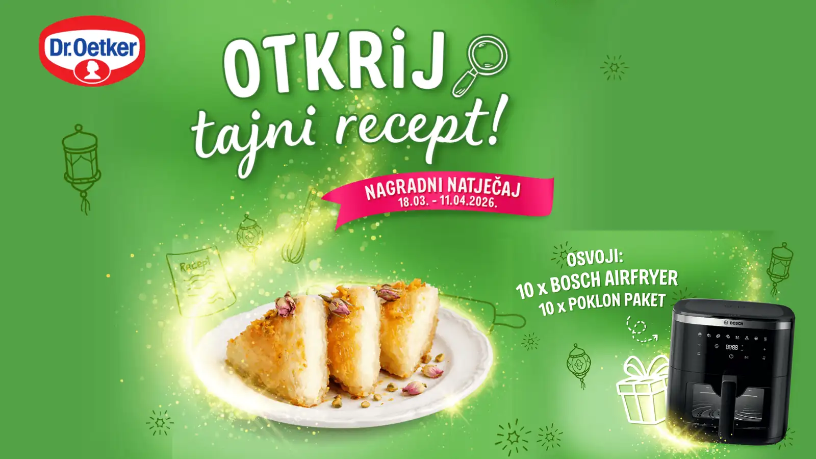Dr. Oetker nagradna igra : Proljetno darivanje