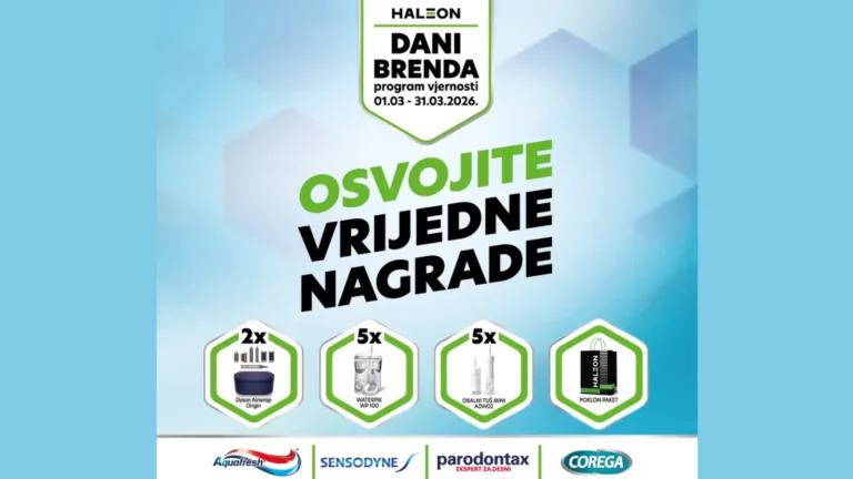Haleon nagradna igra: Aquafresh, Corega, Parodontax i Sensodyne