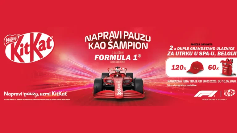KitKat nagradna igra u BiH : Napravi pauzu kao šampion