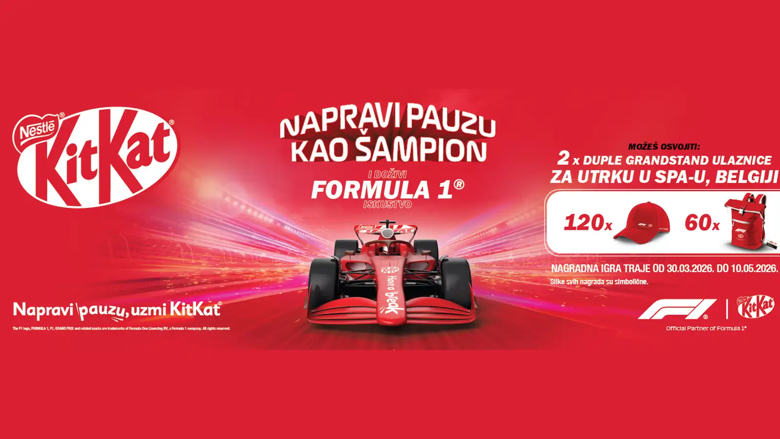 KitKat nagradna igra u BiH : Napravi pauzu kao šampion