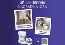 Lasta nagradna igra u Bingo marketima: Osvoji poklon bon od 5.000 KM Lasta nagradna igra u Bingo marketima
