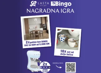 Lasta nagradna igra u Bingo marketima: Osvoji poklon bon od 5.000 KM Lasta nagradna igra u Bingo marketima