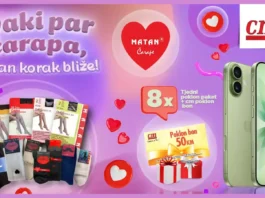 Matan čarape nagradna igra za iPhone 17 i 8 poklon paket +  cm poklon bon od 50 KM