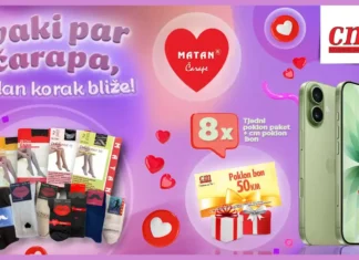 MATAN čarape nagradna igra: Osvoji iPhone 17 Matan čarape nagradna igra za iPhone 17 i 8 poklon paket + cm poklon bon od 50 KM