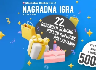 Mercator nagradna igra u Mercator centru Tuzla