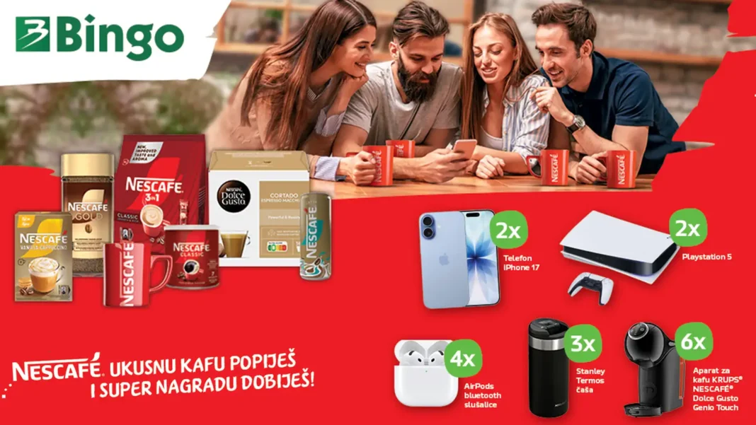 Nestle nagradna igra: Nescafe kafu popiješ i nagrade dobiješ