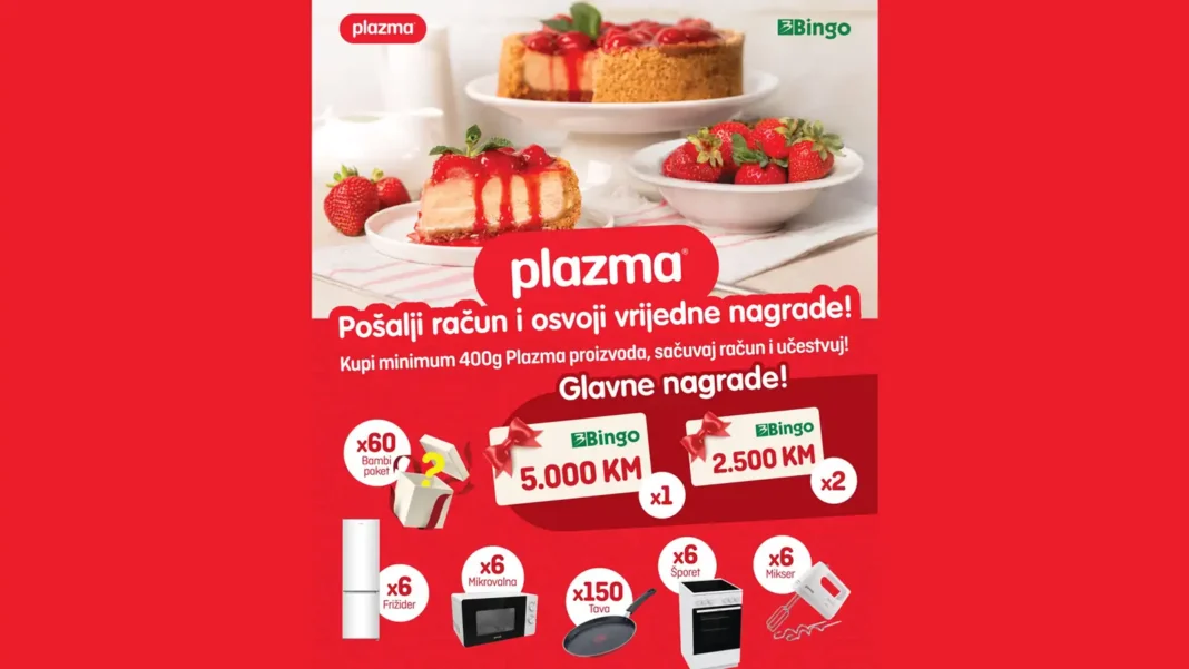 Plazma nagradna igra 2026: Kupi Plazmu i osvoji vrijedne nagrade Plazma nagradna igra: Kupi Plazmu i osvoji vrijedne nagrade