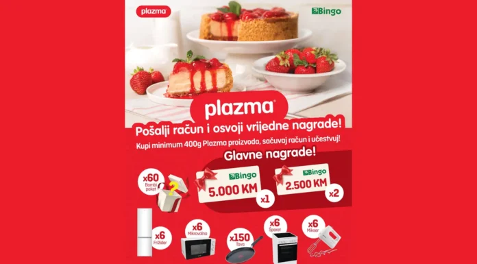 Plazma nagradna igra: Kupi Plazmu i osvoji vrijedne nagrade