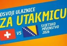 Cedevita: Ulovi ulazniCE za utakmicu Švicarska – BiH Cedevita nagradna igra 2026: Ulovi CE za ulazniCE za utakmicu Švicarska – BiH