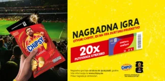 Chipsy nagradna igra: Otputuj na svjetsko prvenstvo FIFA2026 Chipsy nagradna igra: Otputuj na svjetsko prvenstvo FIFA2026
