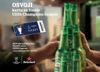 Heineken nagradna igra 2026: Osvoji kartu za finale Lige šampiona Heineken nagradna igra: Osvoji kartu za finale Lige šampiona