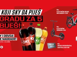 SKY nagradna igra: BILO KOJI SKY DA PIJEŠ – NAGRADU ZA 5 DOBIJEŠ