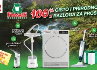 Frosch nagradna igra u cm-u: Frosch 100% čisto i prirodno! Frosch nagradna igra u cm-u: Frosch 100% čisto i prirodno!