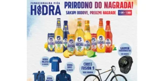 Hidra: Prirodno do nagrada! Hidra funkcionalna pića nagradna igra 2026: Hidra program lojalnosti 'Prirodno do nagrada!'