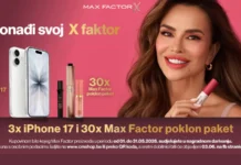 Max Factor nagradna igra u cm: Osvoji jedan od tri iPhone 17