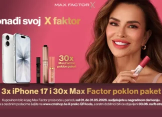 Max Factor nagradna igra u cm: Osvoji jedan od tri iPhone 17