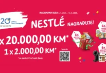 Nestle nagradna igra 2026: Nagrade za 20. godina Nestle BiH Nestle nagradna igra: VELIKA nagradna igra za 20. godina Nestle BiH
