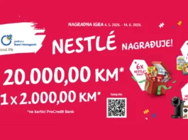 Nestle nagradna igra: VELIKA nagradna igra za 20. godina Nestle BiH