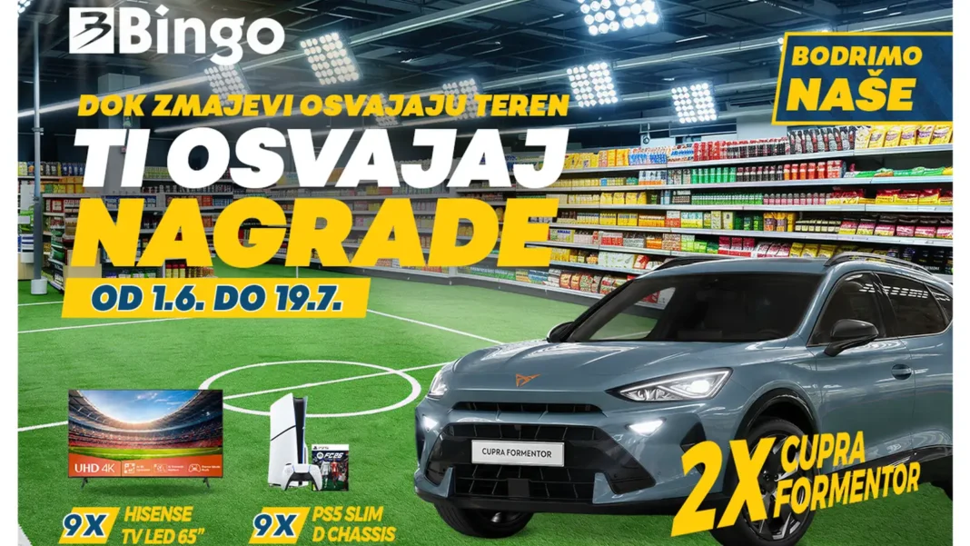 Bingo nagradna igra 2026: Bodrimo naše