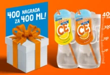Cedevita nagradna kampanja: 400 NAGRADA ZA 400ML! Cedevita nagradna igra 2026: 400 NAGRADA ZA 400ML!