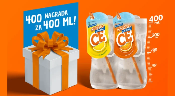 Cedevita nagradna igra 2026: 400 NAGRADA ZA 400ML!