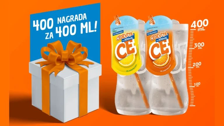 Cedevita nagradna igra 2026: 400 NAGRADA ZA 400ML!