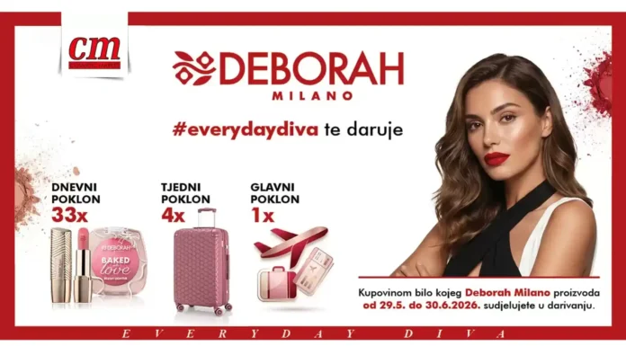 Deborah Milano nagradna igra u cm: Osvoji putovanje od 2.000 KM