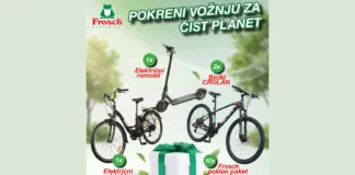 Frosch nagradna igra u dm-u: Pokreni vožnji za čist planet