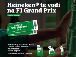 Heineken nagradna igra 2026: Heineken nagrađuje!