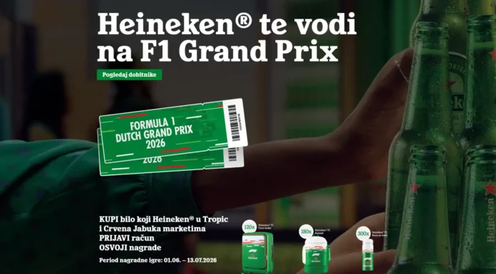 Heineken nagradna igra 2026: Heineken nagrađuje!